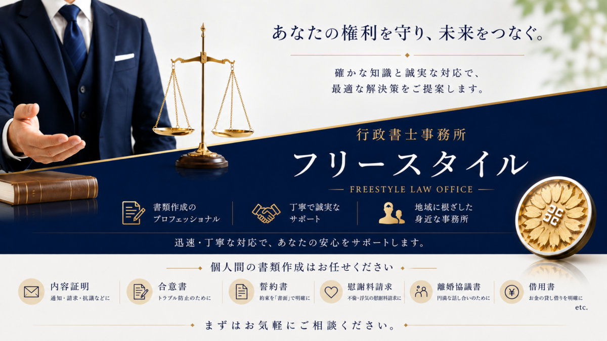 行政書士事務所フリースタイルサムネ