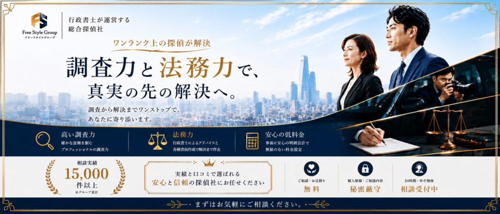 総合探偵社フリースタイルバナー